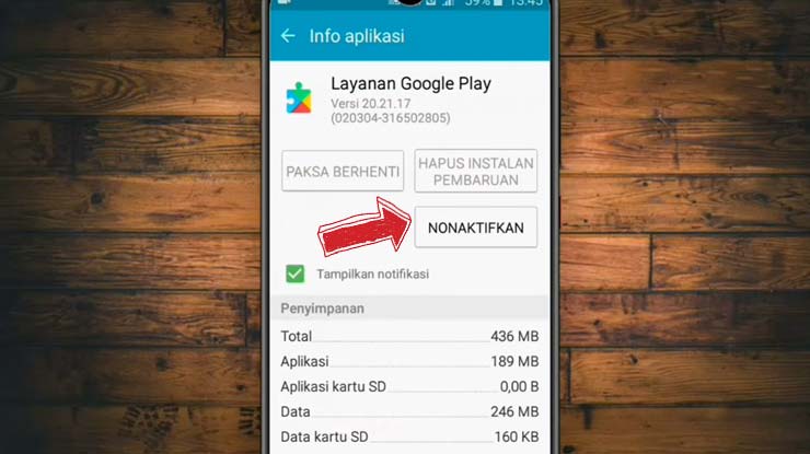 Matikan Sementara Waktu Layanan Google Play