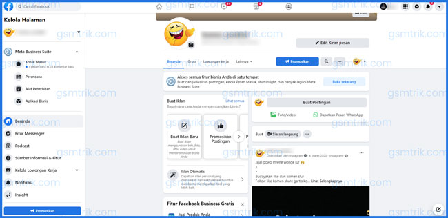 1 Buka Halaman Facebook Tertaut