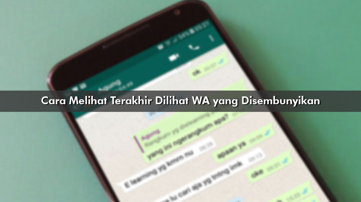 Cara Melihat Terakhir Dilihat WA yang Disembunyikan