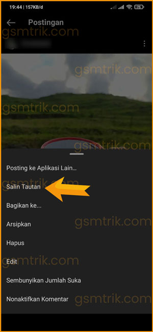 Salin Tautan atau Link