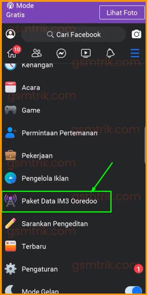 3 Pilih Paket Data