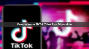 Kenapa Kuota TikTok Tidak Bisa Digunakan