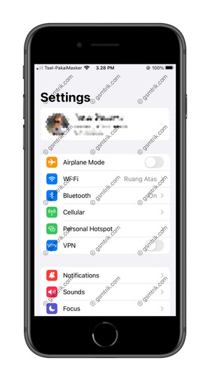 Masuk Pengaturan iOS 15