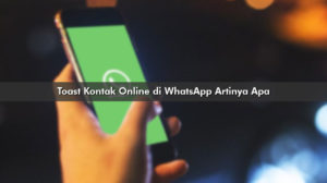 Toast Kontak Online di WhatsApp Artinya Apa