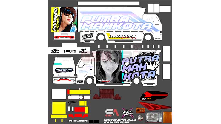 Livery Canter Rebecca Putra Mahkota