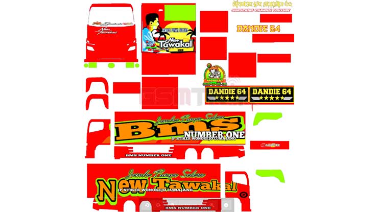 Livery Truck Tribal Hino New Tawakal