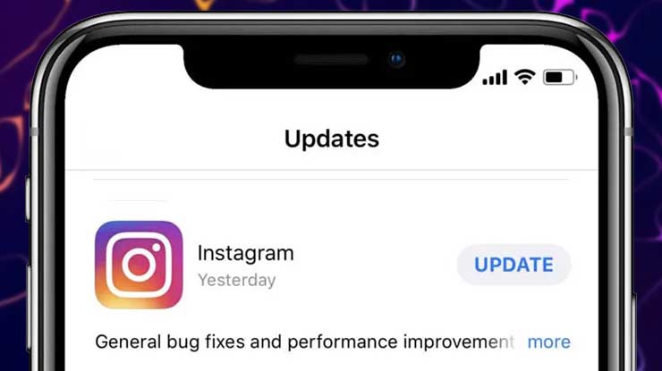 Update Aplikasi Instagram