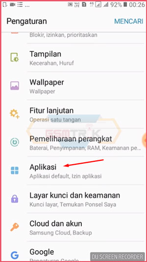 2 Pilih Aplikasi