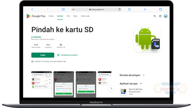 Alternatif Memindahkan Aplikasi ke Kartu SD Samsung 2 Prime