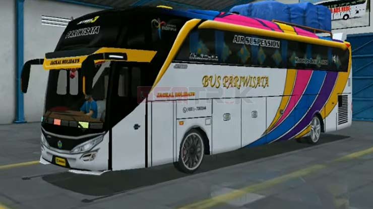 Livery BUSSID Jackal Holidays