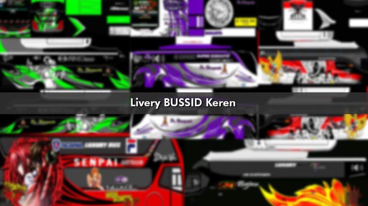 Livery BUSSID Keren