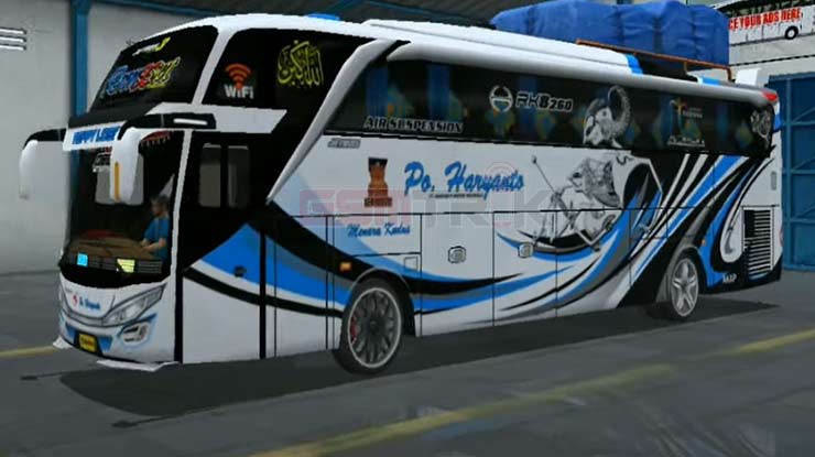 Livery BUSSID PO Haryanto