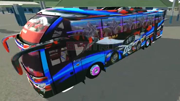 Livery Keren 08 Biru Ungu