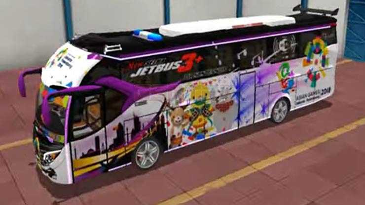 Skin BUSSID Keren Asian Games