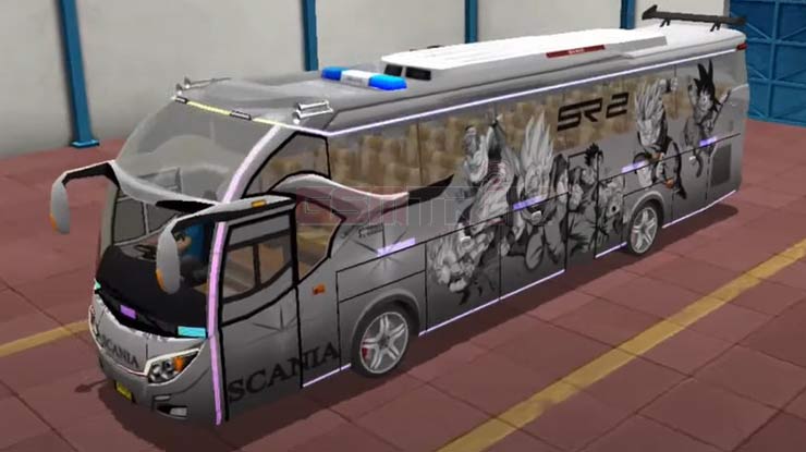 Skin BUSSID Keren Dragon Ball