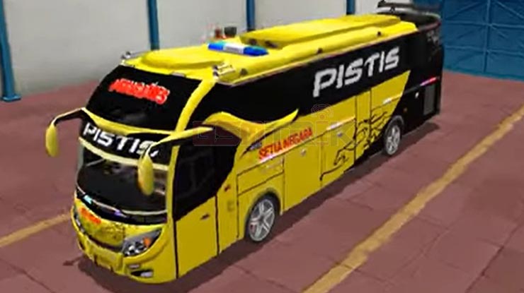 Skin BUSSID Keren Setia Negara Pistis