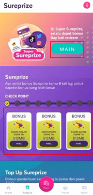 Cara Mendapatkan Kuota Gratis Dari Sureprize