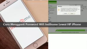 Cara Mengganti Password Wifi Indihome Lewat HP iPhone