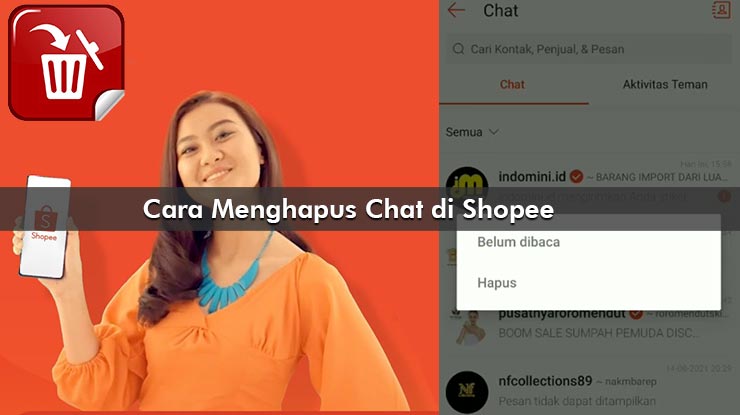 Cara Menghapus Chat di Shopee