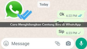 Cara Menghilangkan Centang Biru di WhatsApp