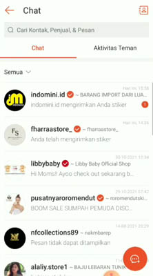 delete chat shopee