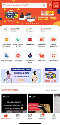 hapus chat di shopee iphone