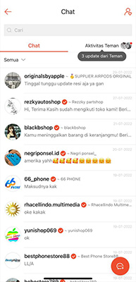 kenapa chat di shopee tidak bisa dihapus