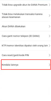 kendala lainnya