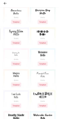 Font Oppo Gratis di theme store