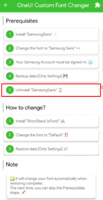 font samsung