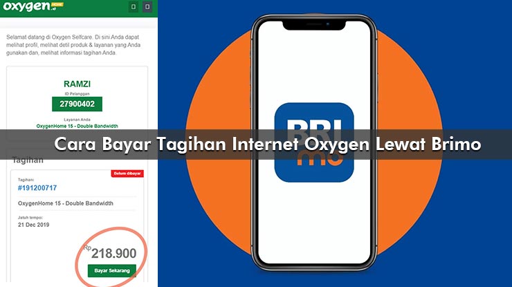 Cara Bayar Tagihan Internet Oxygen Lewat Brimo