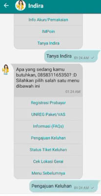 cara unreg kartu Indosat yang hilang