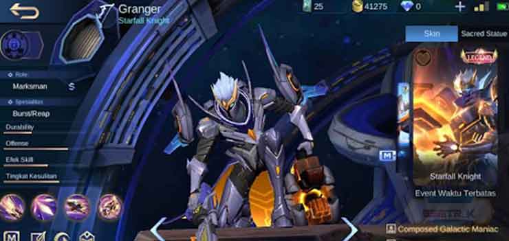 Skin Granger Starfall Knight