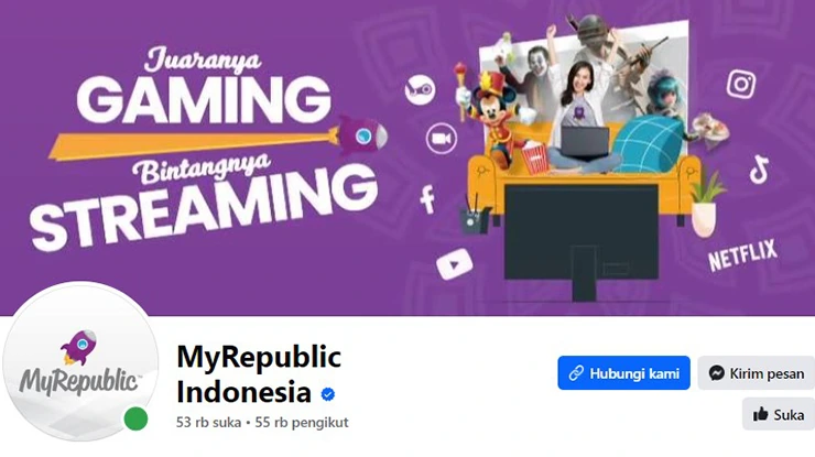 Akun Sosial Media Myrepublic